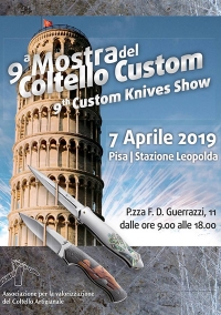 Mostra del coltello custom Pisa 7 aprile 2019
