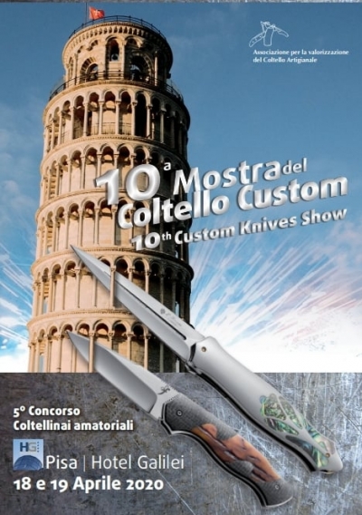 Mostra del coltello custom Pisa 18 e 19 aprile 2020